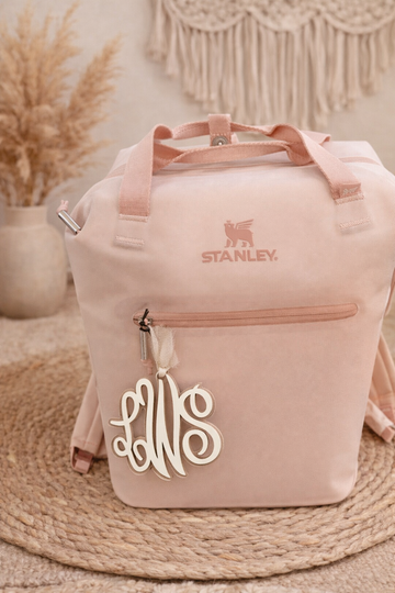 Custom Acrylic Monogram Keychain / Bag Charm